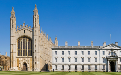 A photograph of King's College in Cambridge