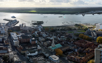 Aerial image of Southampton