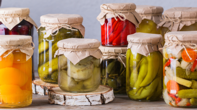 homemade food jars